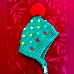 Cat & Jack Baby Winter Christmas Bonnet Hat
